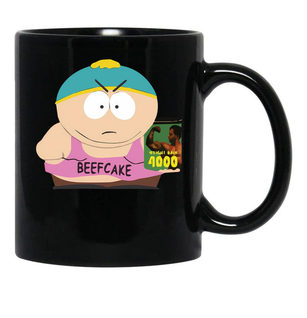 Beefcake 4000 Black Coffee Mug, Gift Coffee Mug - Black