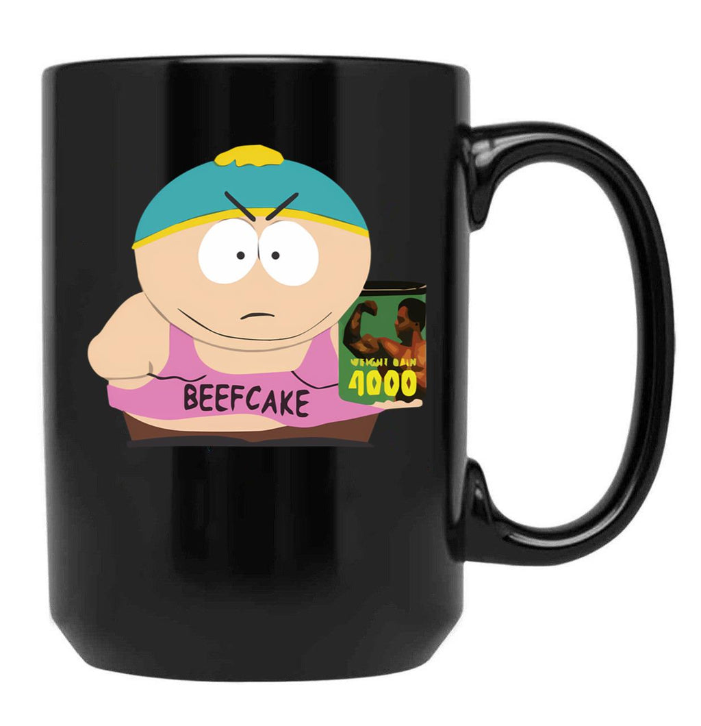 Beefcake 4000 Black Coffee Mug, Gift Coffee Mug