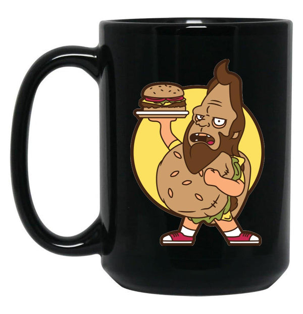Beefsquatch Big Boy Black Coffee Mug, Gift Coffee Mug - Black