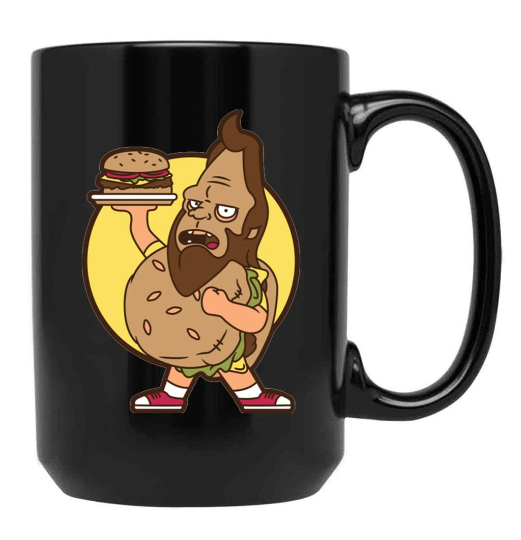 Beefsquatch Big Boy Black Coffee Mug, Gift Coffee Mug