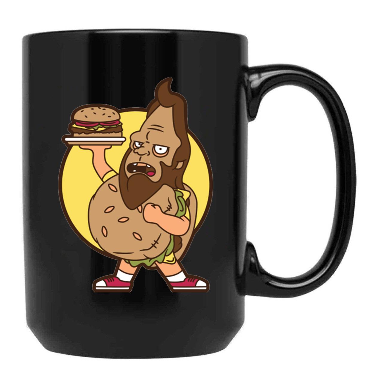 Beefsquatch Big Boy Black Coffee Mug, Gift Coffee Mug