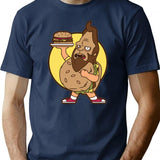 Beefsquatch Big Boy  Premium Heavyweight Cotton T-Shirt - Navy
