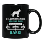 Belgian Malinois Barking Guide Black Coffee Mug, Gift Coffee Mug - Black