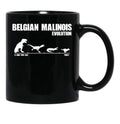 Belgian Malinois Evolution - Maligator Maliraptor Gift Black Coffee Mug, Gift Coffee Mug - Black