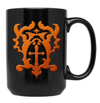 Belmont Family Crest Black Coffee Mug, Gift Coffee Mug