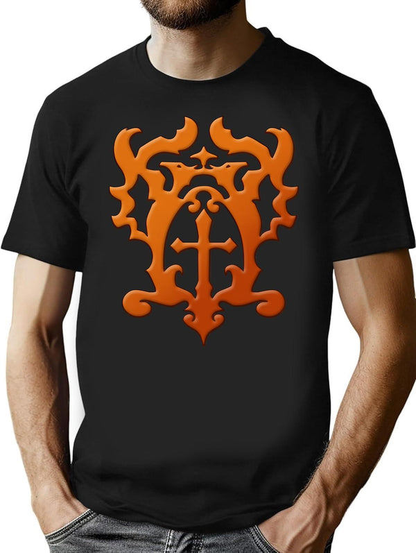 Belmont Family Crest Premium Heavyweight Cotton T-Shirt - Black