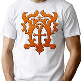 Belmont Family Crest Premium Heavyweight Cotton T-Shirt - White