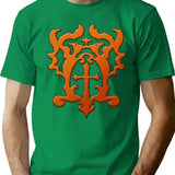 Belmont Family Crest Premium Heavyweight Cotton T-Shirt - Green