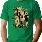 Bendy and The Ink Machine Essential  Premium Heavyweight Cotton T-Shirt - Green