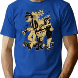 Bendy and The Ink Machine Essential  Premium Heavyweight Cotton T-Shirt - Blue
