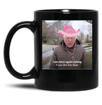 Bernie Chappell Roan Hot to Go Meme Black Coffee Mug, Gift Coffee Mug