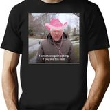 Bernie Chappell Roan Hot to Go Meme Premium Heavyweight Cotton T-Shirt - Black