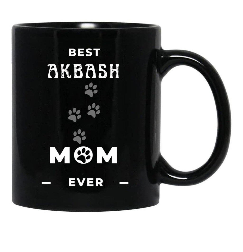 Best Akbash Mom Ever Black Coffee Mug, Gift Coffee Mug - Black