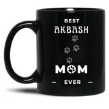 Best Akbash Mom Ever Black Coffee Mug, Gift Coffee Mug - Black