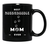 Best Aussiedoodle Mom Ever Black Coffee Mug, Gift Coffee Mug - Black
