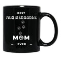 Best Aussiedoodle Mom Ever Black Coffee Mug, Gift Coffee Mug - Black