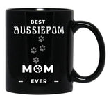 Best Aussiepom Mom Ever Black Coffee Mug, Gift Coffee Mug - Black