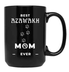 Best Azawakh Mom Ever Black Coffee Mug, Gift Coffee Mug