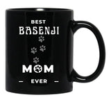 Best Basenji Mom Ever Black Coffee Mug, Gift Coffee Mug - Black
