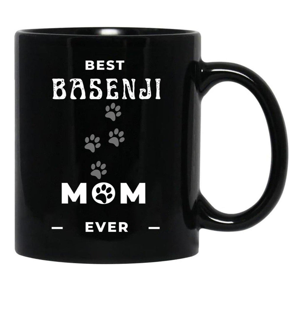 Best Basenji Mom Ever Black Coffee Mug, Gift Coffee Mug - Black