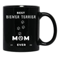 Best Biewer Terrier Mom Ever Black Coffee Mug, Gift Coffee Mug - Black