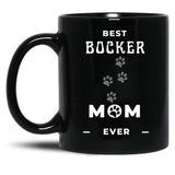 Best Bocker Mom Ever Black Coffee Mug, Gift Coffee Mug - Black