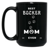 Best Bocker Mom Ever Black Coffee Mug, Gift Coffee Mug