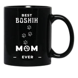 Best Boshih Mom Ever Black Coffee Mug, Gift Coffee Mug - Black