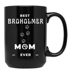 Best Broholmer Mom Ever Black Coffee Mug, Gift Coffee Mug