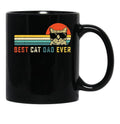 Best Cat Dad Ever Cat Daddy Black Coffee Mug, Gift Coffee Mug - Black