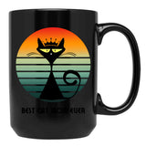 Best Cat Mom Ever (5) Black Coffee Mug, Gift Coffee Mug