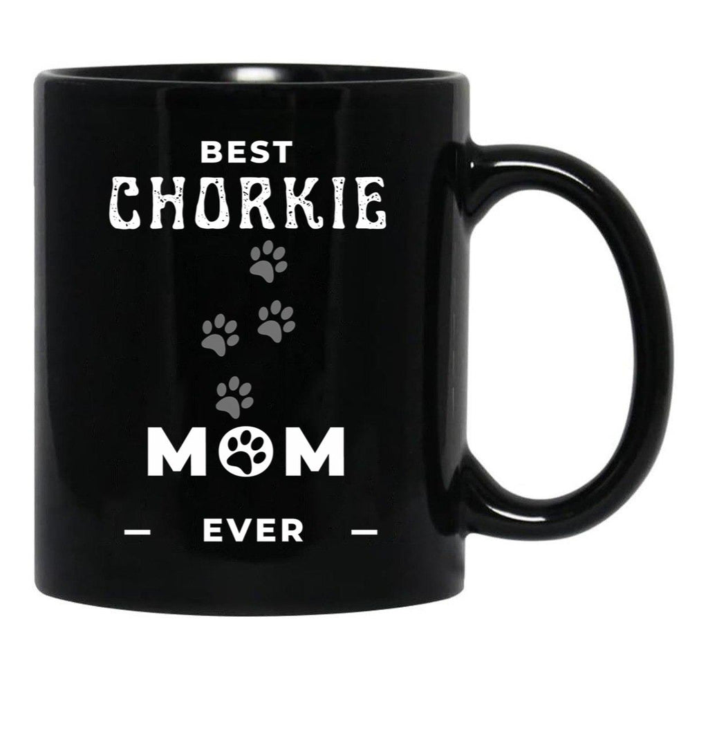 Best Chorkie Mom Ever Black Coffee Mug, Gift Coffee Mug - Black