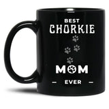 Best Chorkie Mom Ever Black Coffee Mug, Gift Coffee Mug - Black