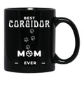 Best Corgidor Mom Ever Black Coffee Mug, Gift Coffee Mug - Black