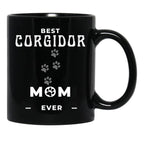 Best Corgidor Mom Ever Black Coffee Mug, Gift Coffee Mug - Black