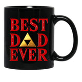 Best Dad Ever Father'S Day Black Coffee Mug, Gift Coffee Mug - Black