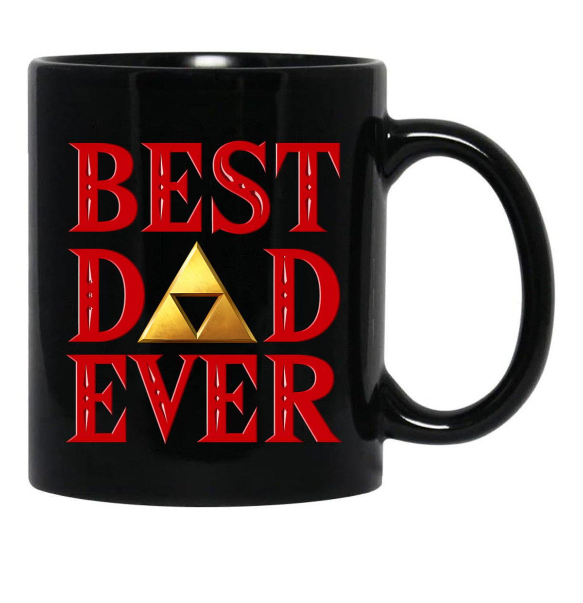 Best Dad Ever Father'S Day Black Coffee Mug, Gift Coffee Mug - Black