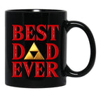 Best Dad Ever Father'S Day Black Coffee Mug, Gift Coffee Mug - Black