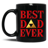 Best Dad Ever Father'S Day Black Coffee Mug, Gift Coffee Mug - Black