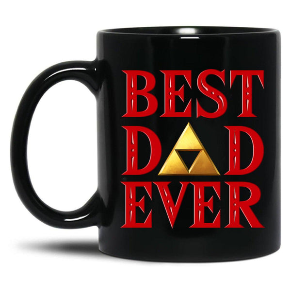 Best Dad Ever Father'S Day Black Coffee Mug, Gift Coffee Mug - Black