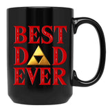 Best Dad Ever Father'S Day Black Coffee Mug, Gift Coffee Mug