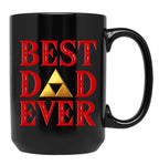 Best Dad Ever Father'S Day Black Coffee Mug, Gift Coffee Mug