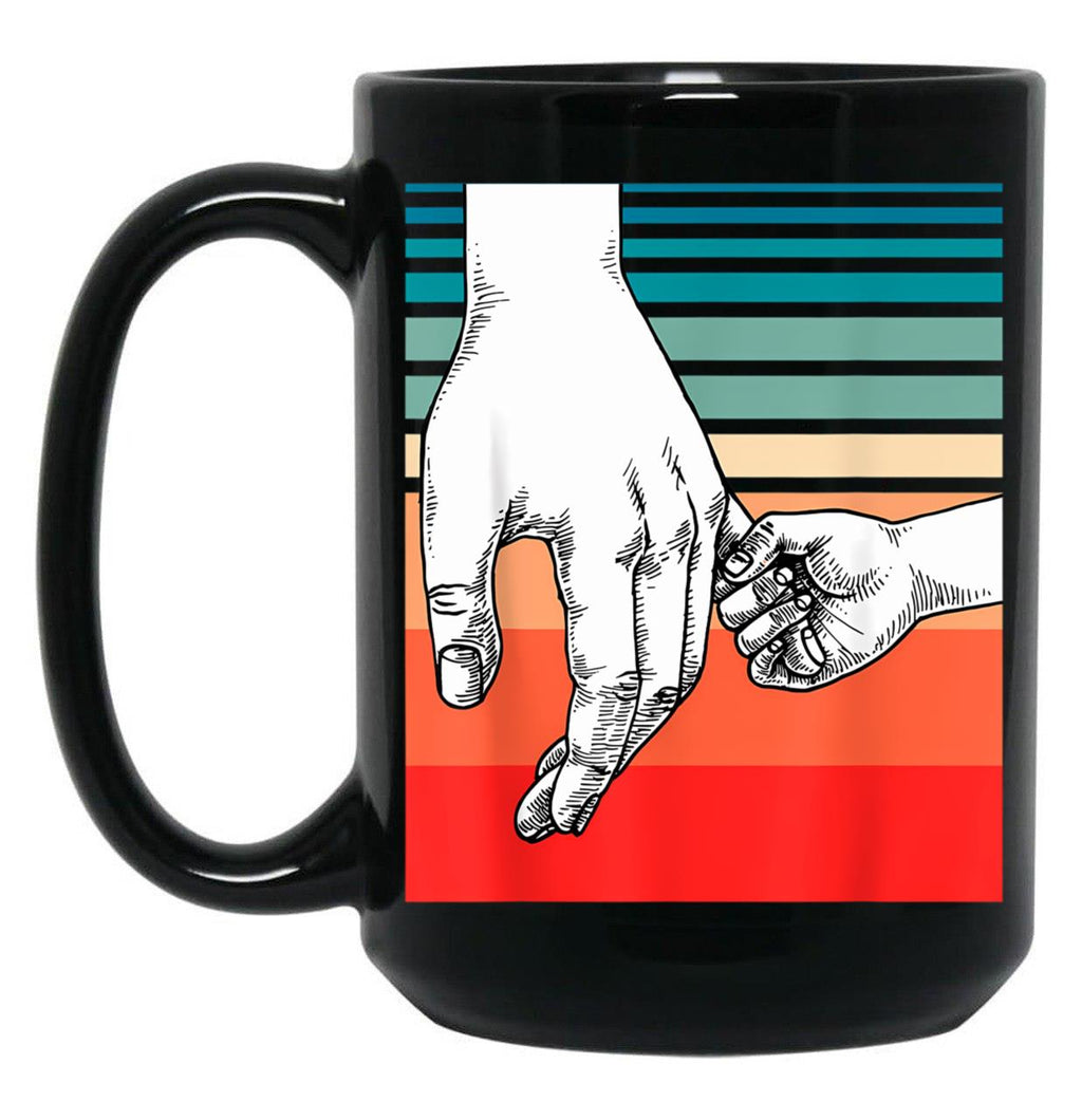 Best Dad Ever Vintage For Dad Daddy Cool Fathers Day Black Coffee Mug