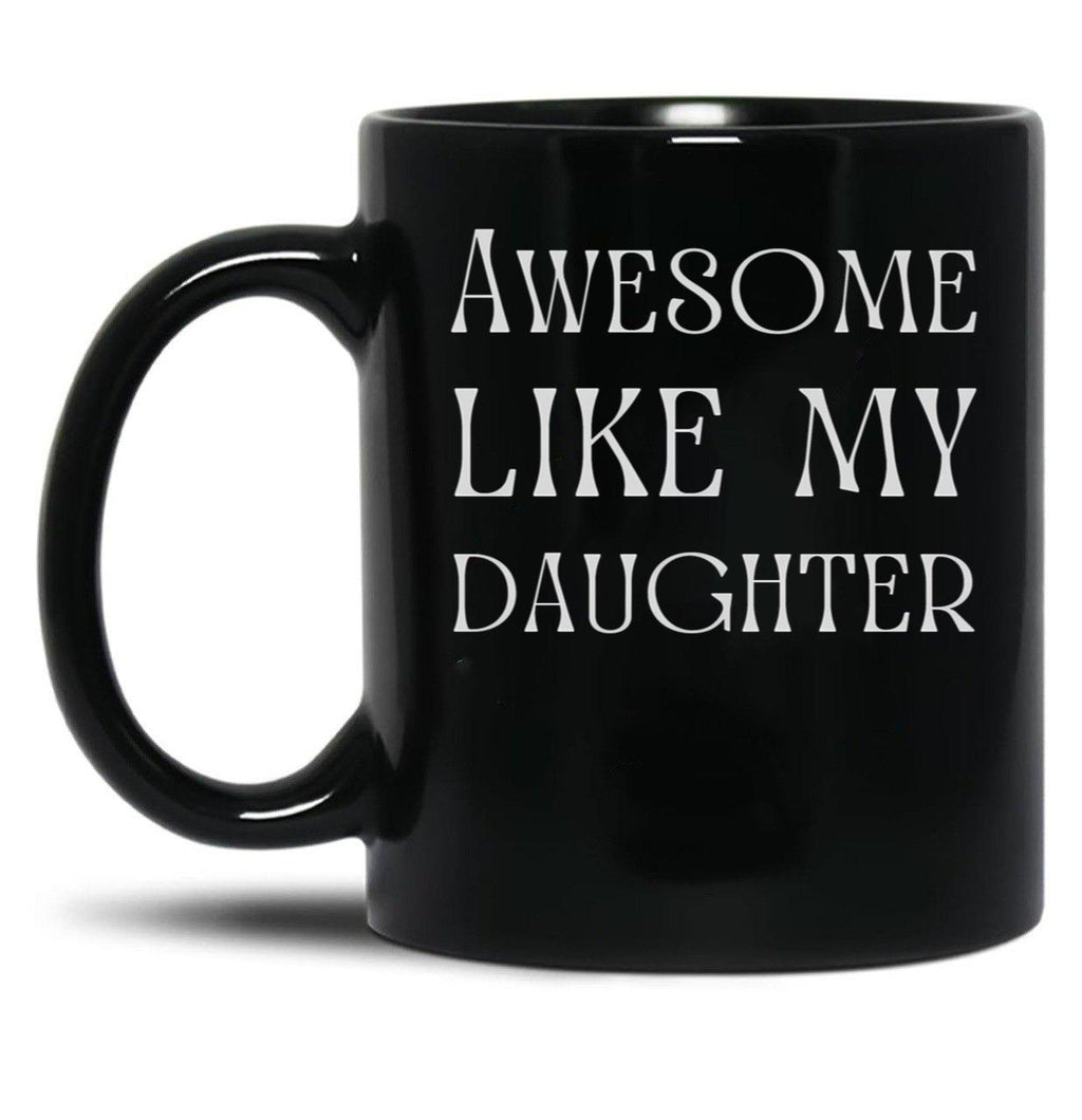 Best Dad In The World Fathers Day From Daughter Black Coffee Mug