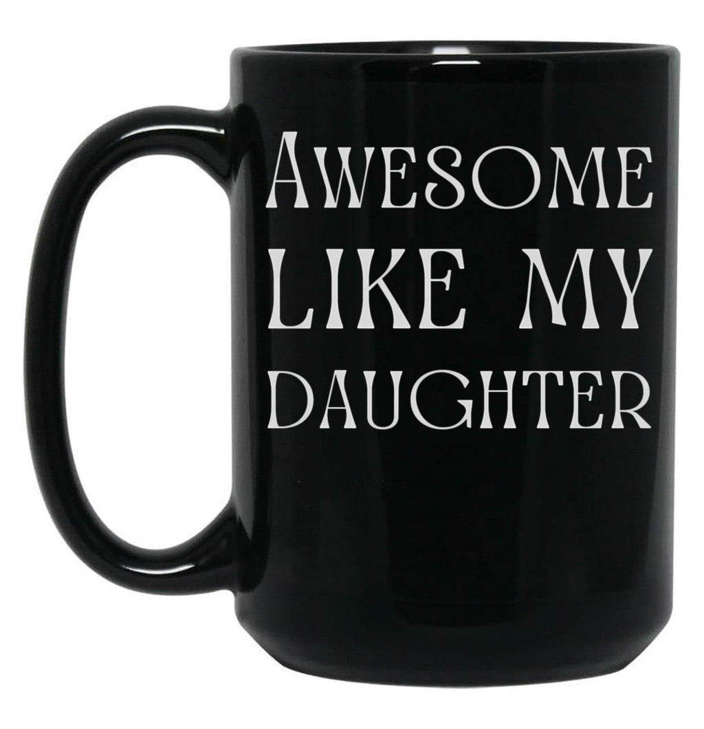Best Dad In The World Fathers Day From Daughter Black Coffee Mug