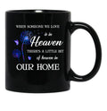 Best Dandelion Remembrance Family Memorial Couple In Loving Memory Black Coffee Mug - Black