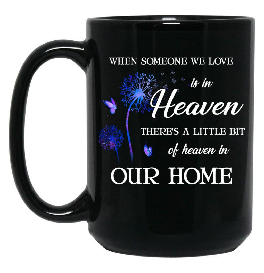 Best Dandelion Remembrance Family Memorial Couple In Loving Memory Black Coffee Mug