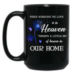 Best Dandelion Remembrance Family Memorial Couple In Loving Memory Black Coffee Mug