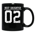 Best Daughter 02 (1) Black Coffee Mug - Black