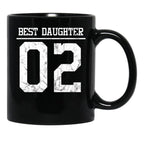 Best Daughter 02 (1) Black Coffee Mug - Black